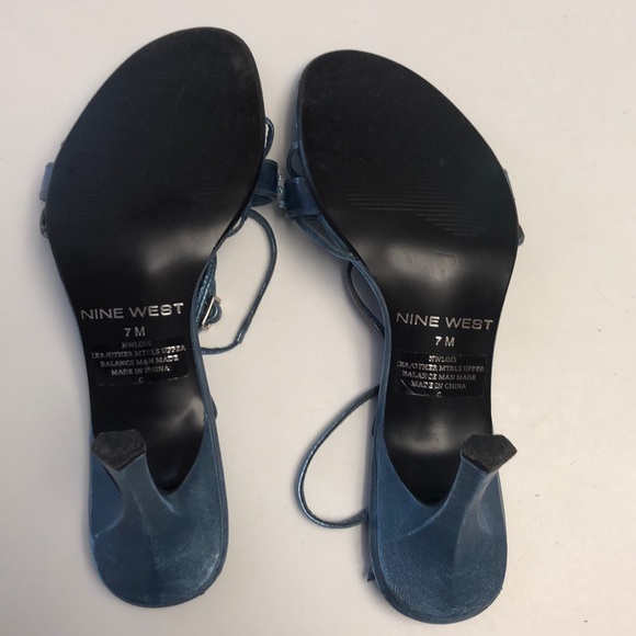 NINE WEST Strappy Sandal  with Sequins - Picture 2 of 4